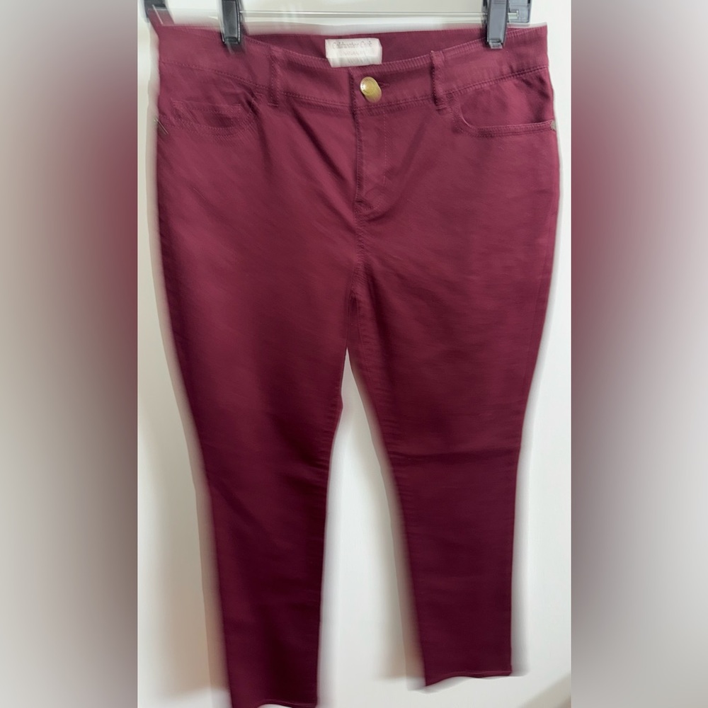 Cold Creek Stretch Ponte in Deep Wine
